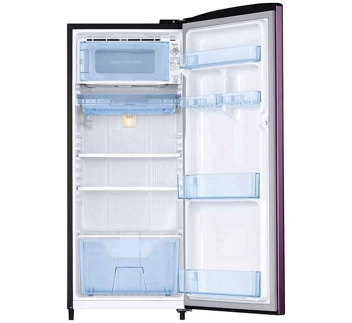 Samsung 215 L 4 Star Direct-Cool Single Door Refrigerator (RR22T372XCR/HL Camellia Purple)